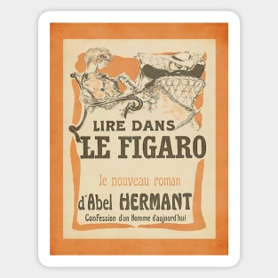 French Ad Poster Art Sticker